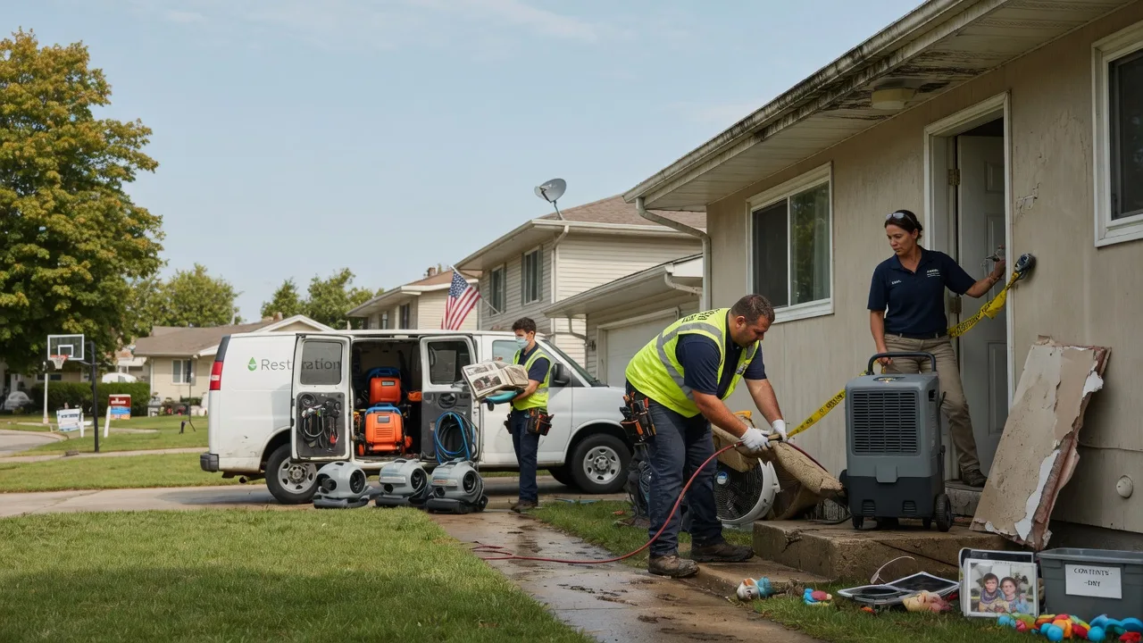 Water Damage Restoration in Palestine, IL near me